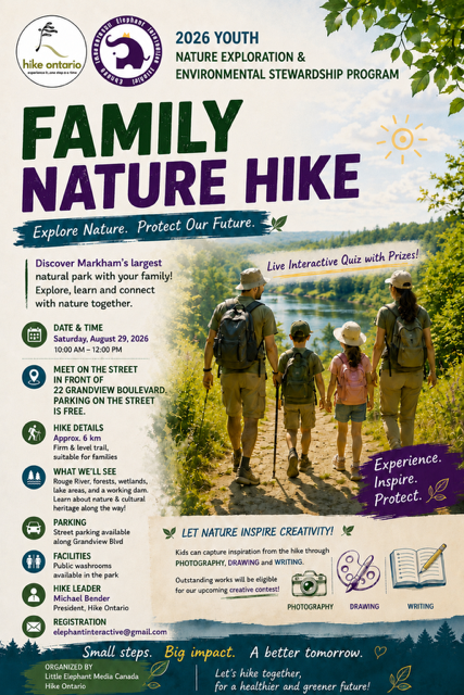 Family Nature Hike poster